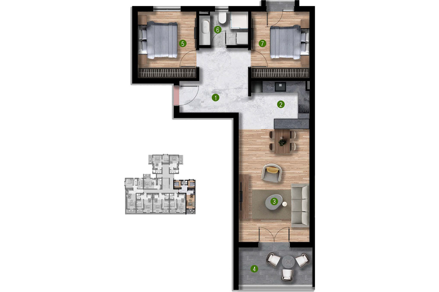 Apartment A001