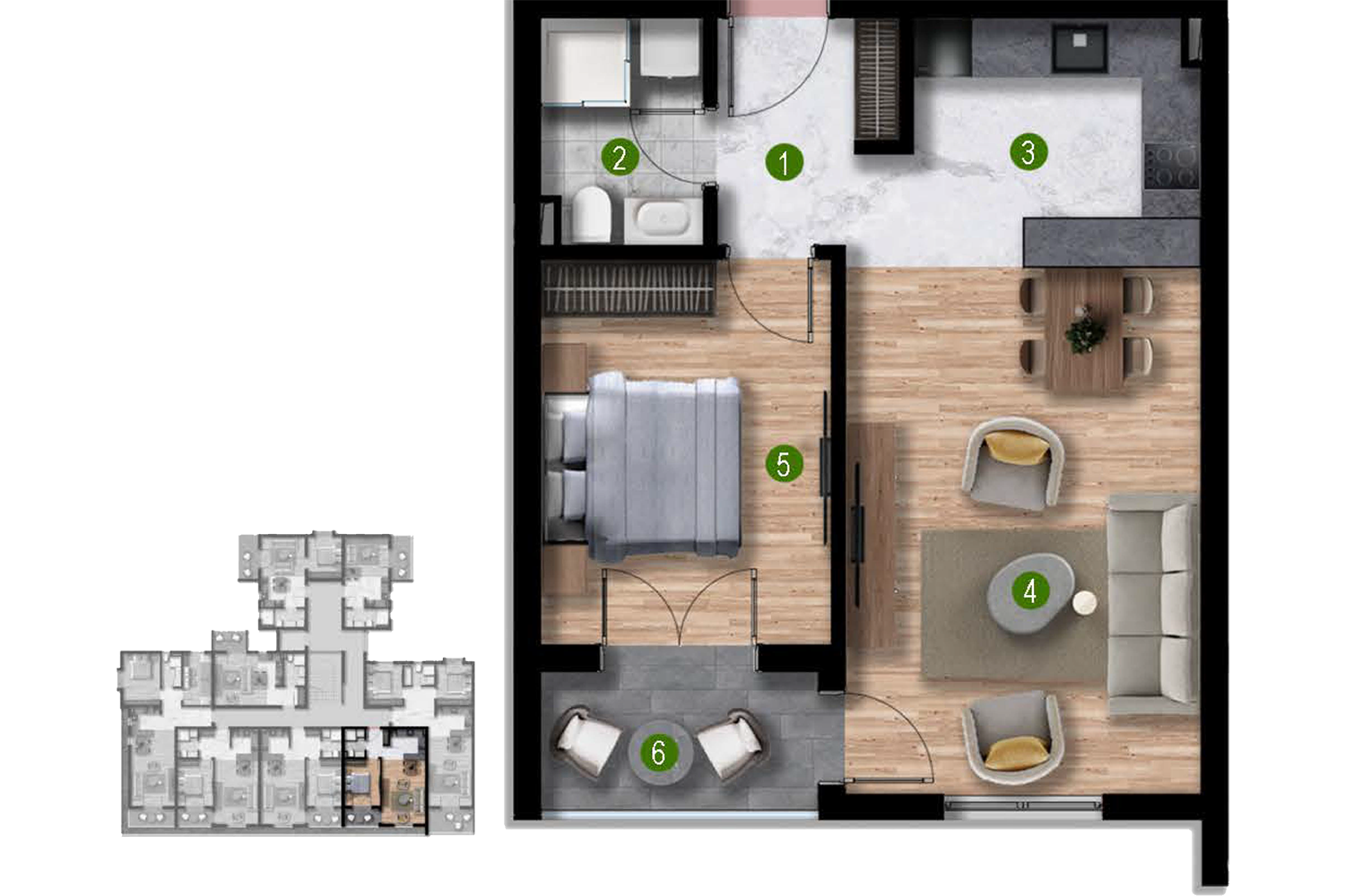 Apartment A002