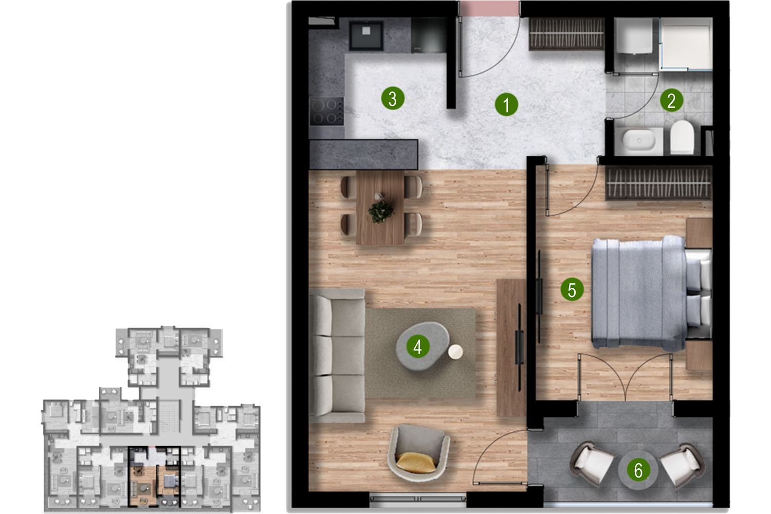 Apartment A003