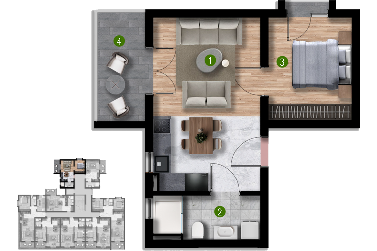 Apartment A007