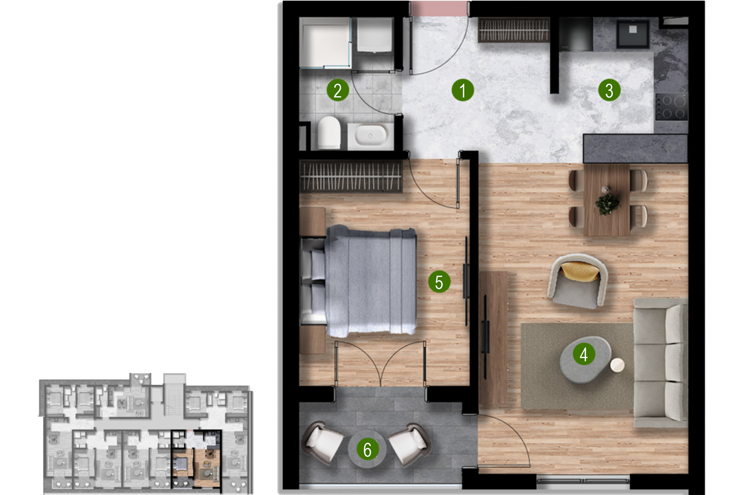 Apartment C102