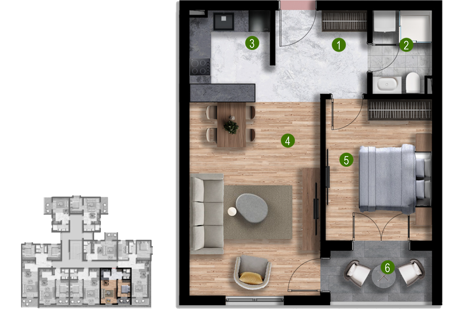 Apartment E004