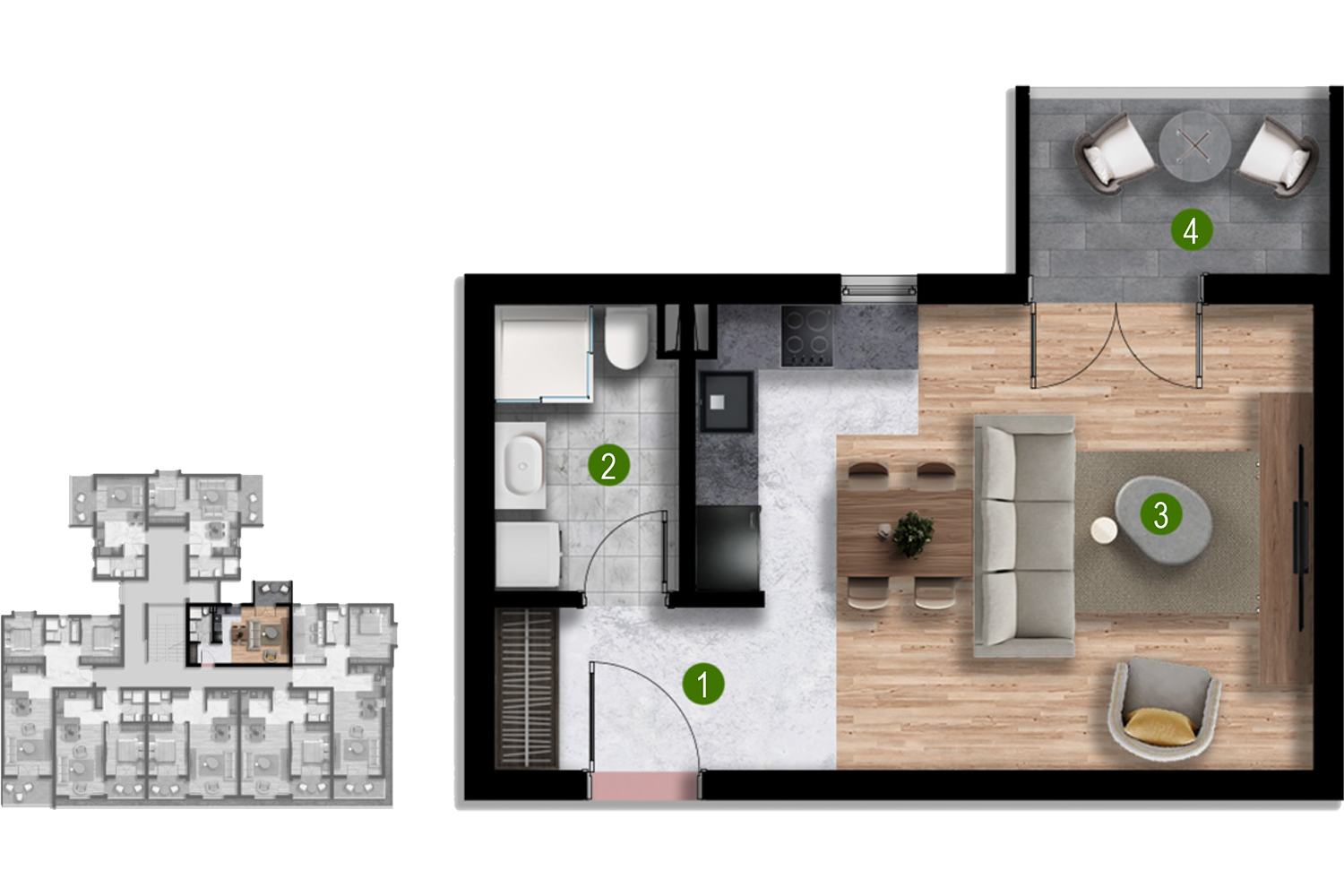 Apartment E006